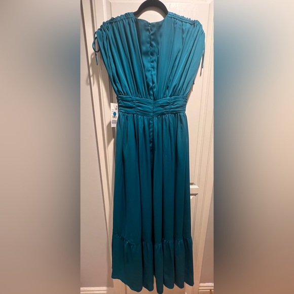 FRENCH CONNECTION Maxi Dress Polyester Women’s Size 6US Color: Ocean Depth NWT - Picture 13 of 16